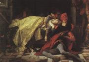 The Death of Francesca da Rimini and Paolo Malatesta Alexandre  Cabanel